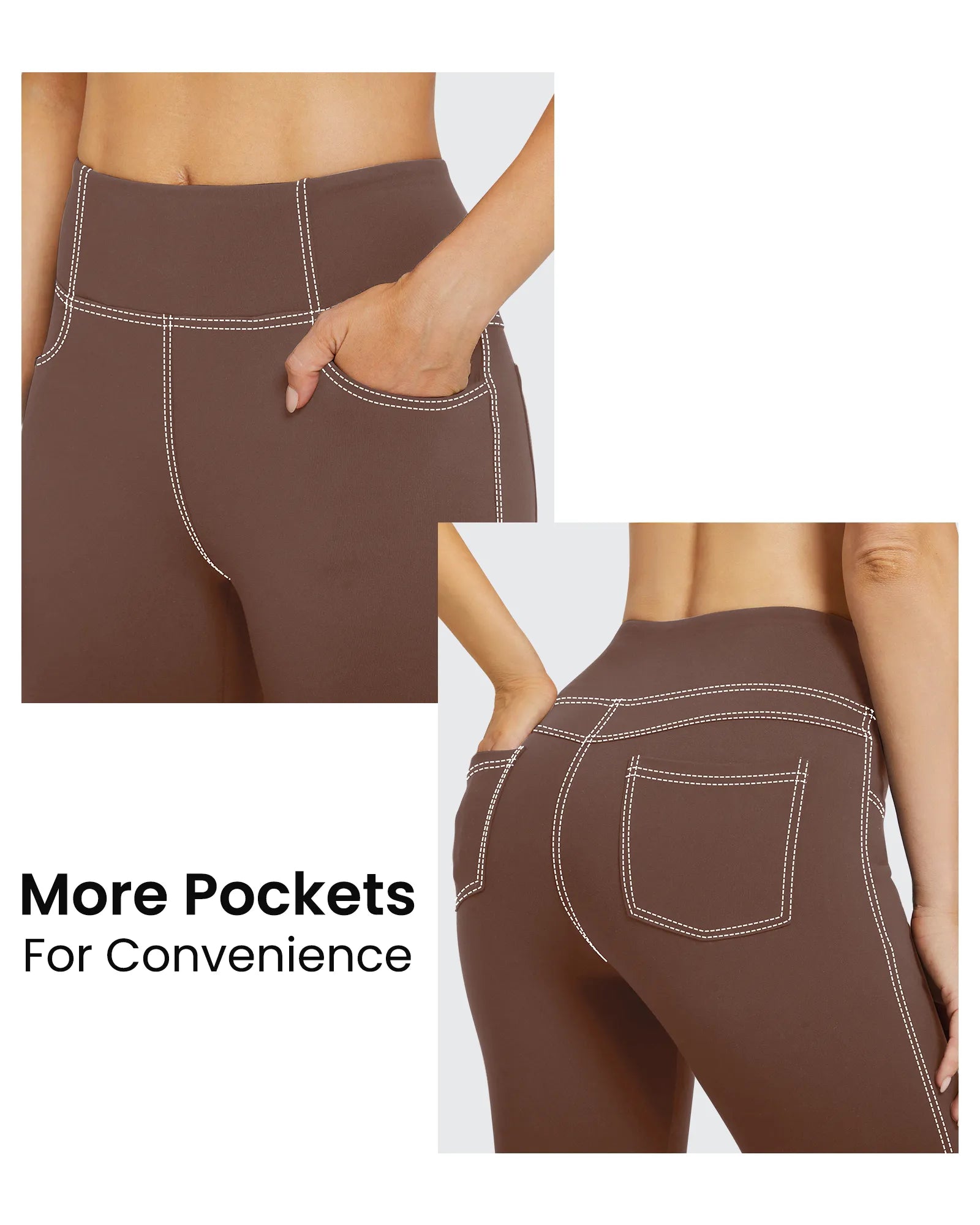 EverGoing Stretchy High-Waisted Multiple Flare Work Pants - G4Free
