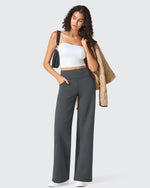 BareFeel Seamless High-Waist Dressy Pants Petite - G4Free