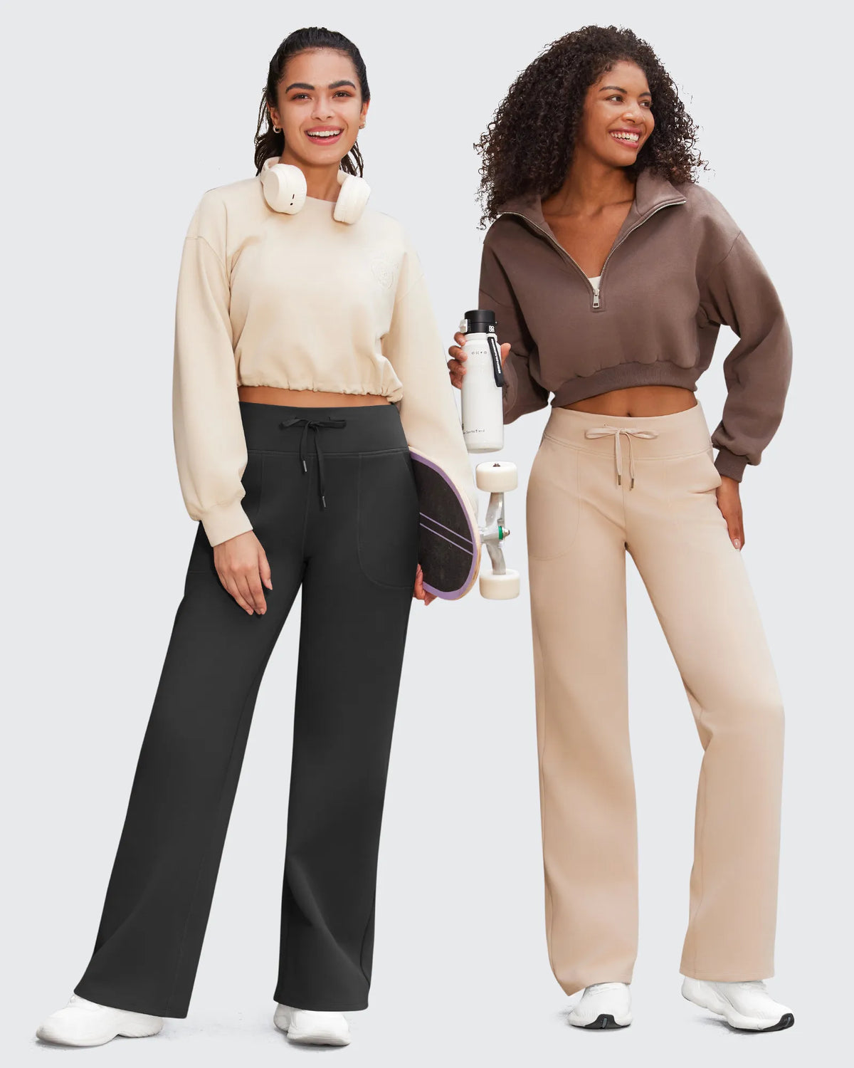 EverGoing Business Casual High-Waist Wide Leg Pants Tall - G4Free