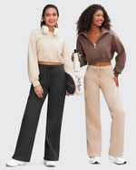 EverGoing Business Casual High-Waist Wide Leg Pants Tall - G4Free
