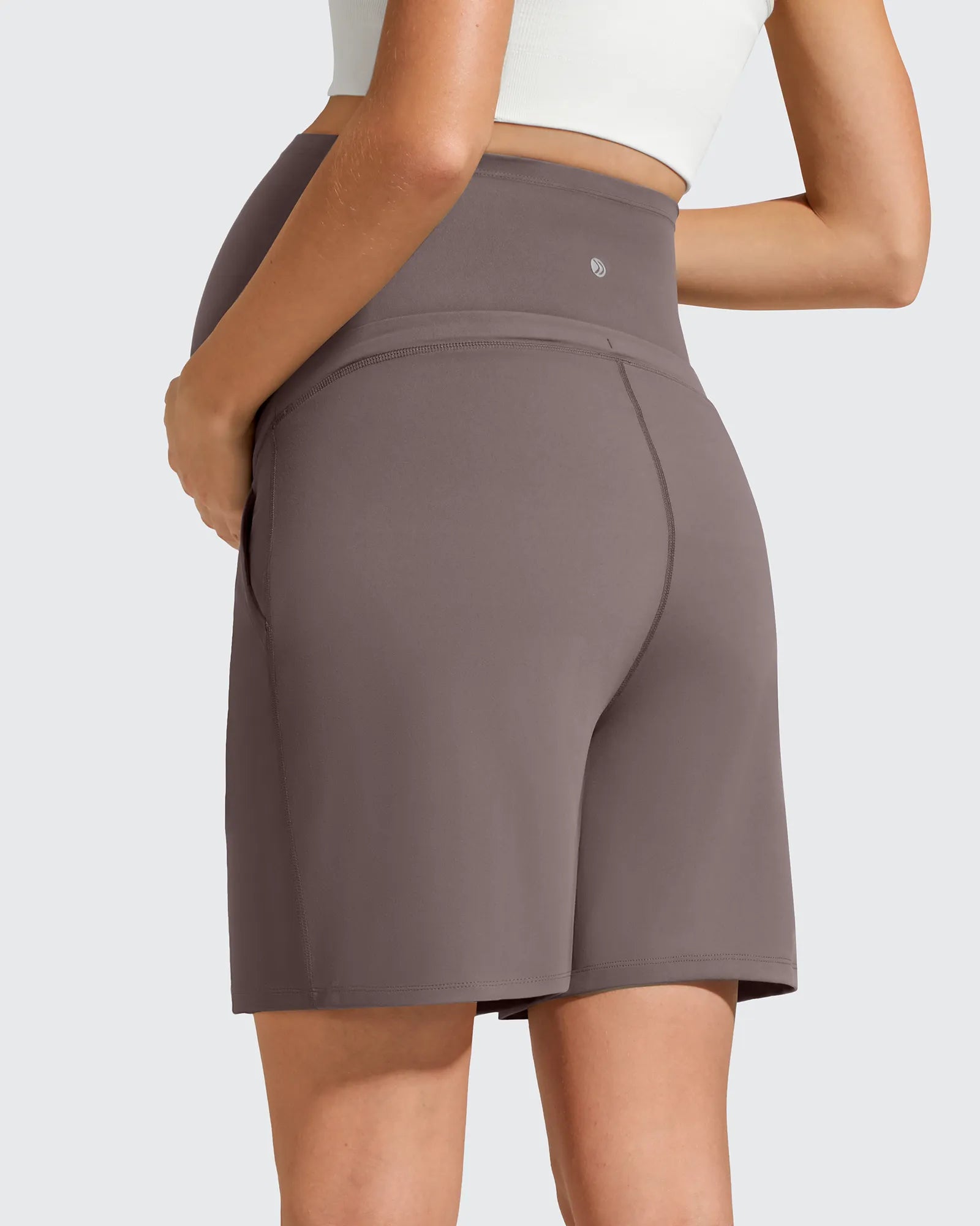 EverGoing Pockets Drawstring Over The Belly Pregnancy Shorts