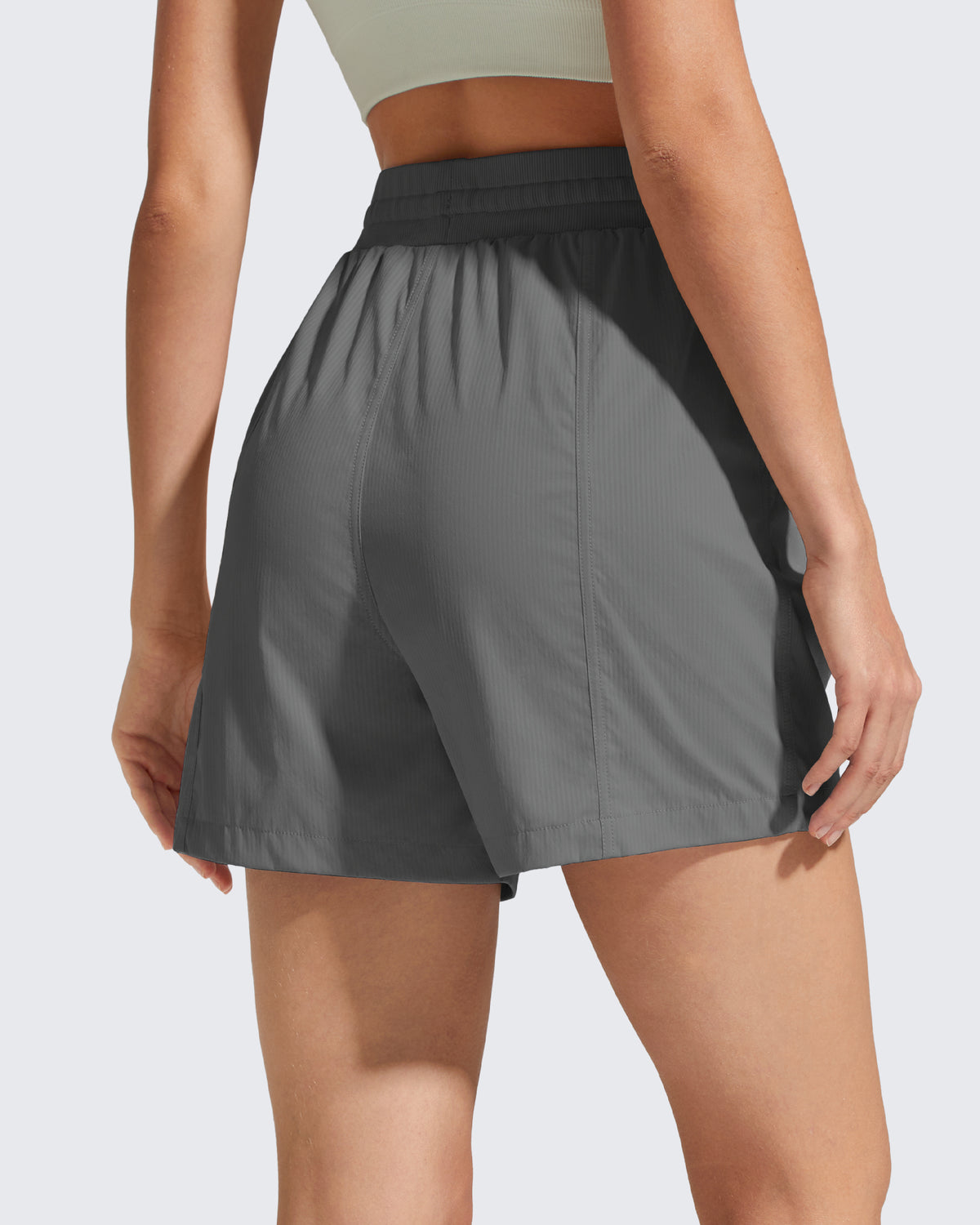 G4Free 4" High Waisted Casual Shorts with Pockets