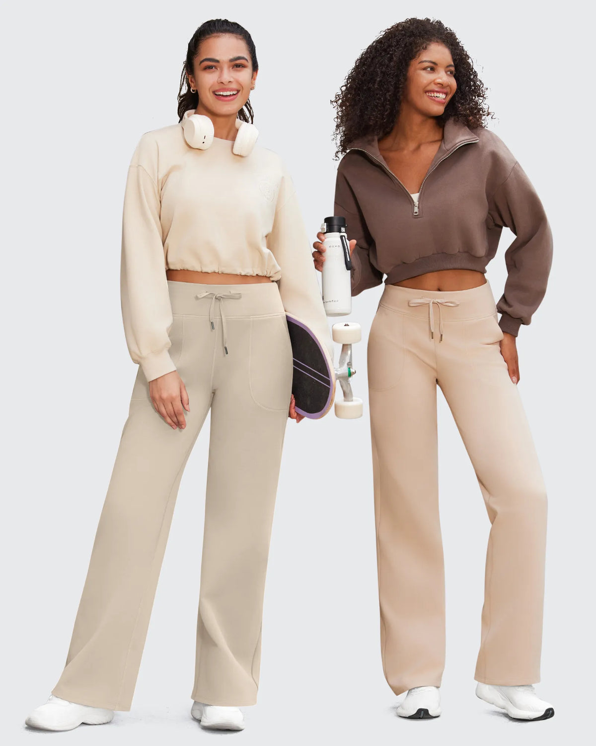 EverGoing Business Casual High-Waist Wide Leg Pants Tall - G4Free