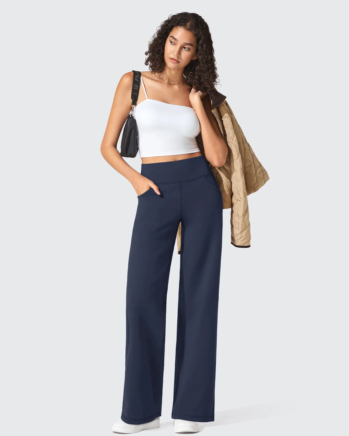 BareFeel Seamless High-Waist Dressy Pants Petite - G4Free