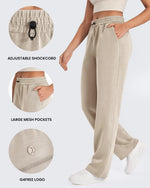 Smoofit Mid-Waist Wide Leg Sweatpants Regular