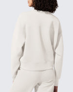 Smoofit Crewneck Pullover Loose Sweatshirts - G4Free