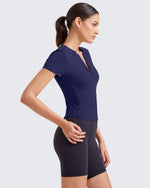 BareFeel Half Zip Slim Fit Athletic Shirts - G4Free