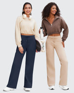 EverGoing Business Casual High-Waist Wide Leg Pants Tall - G4Free