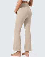 G4Free EverGoing Maternity Flare Leggings with Pockets – Over the Belly 25''
