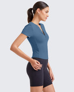 BareFeel Half Zip Slim Fit Athletic Shirts
