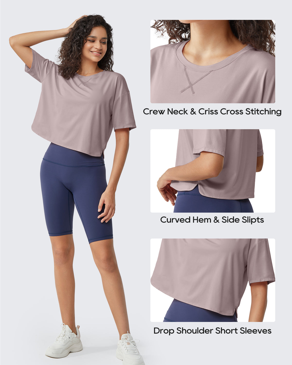 G4Free UPF 50+ Quick Dry Boxy Crop Tee