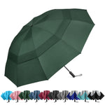 G4Free G4Free 42/46/54/62 Inch 10 Ribs Windproof for Rain Double Canopy Auto Umbrella