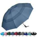 G4Free G4Free 42/46/54/62 Inch 10 Ribs Windproof for Rain Double Canopy Auto Umbrella
