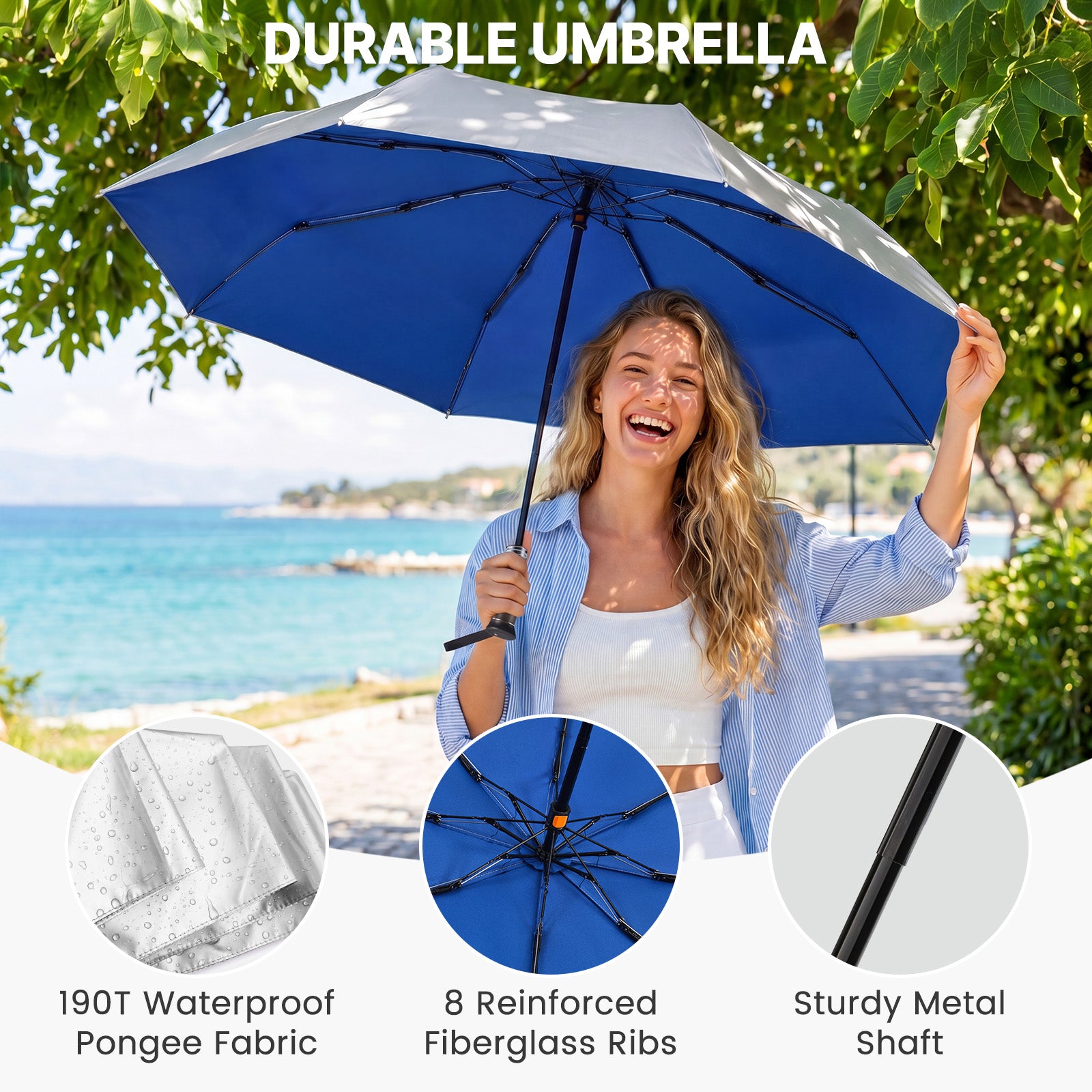 G4Free Mini Travel Umbrella UPF 50+
