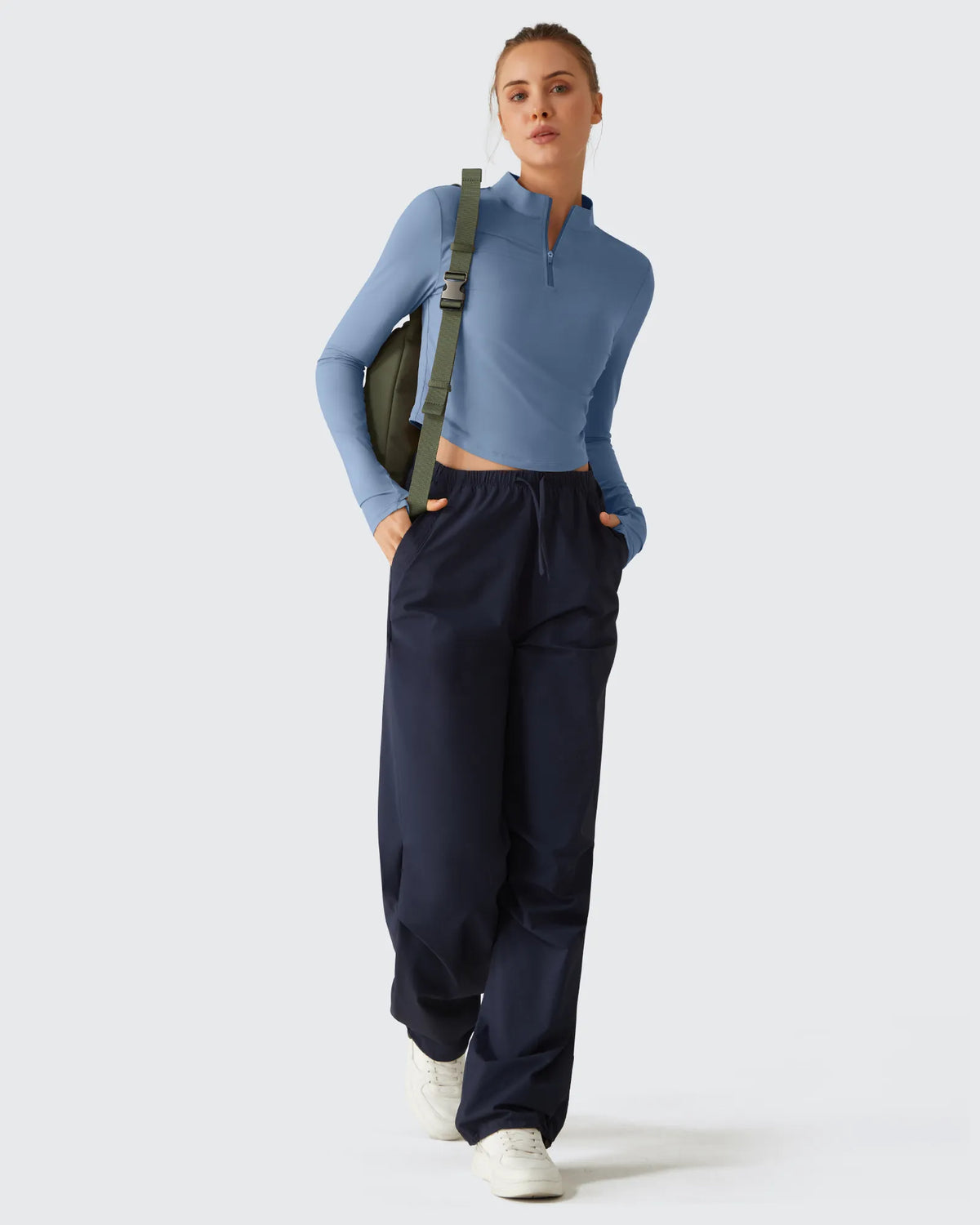 Lightbreeze UPF 50+ Sun Thumbholes Quater Zip Shirts