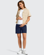 EverGoing Pockets Drawstring Over The Belly Pregnancy Shorts