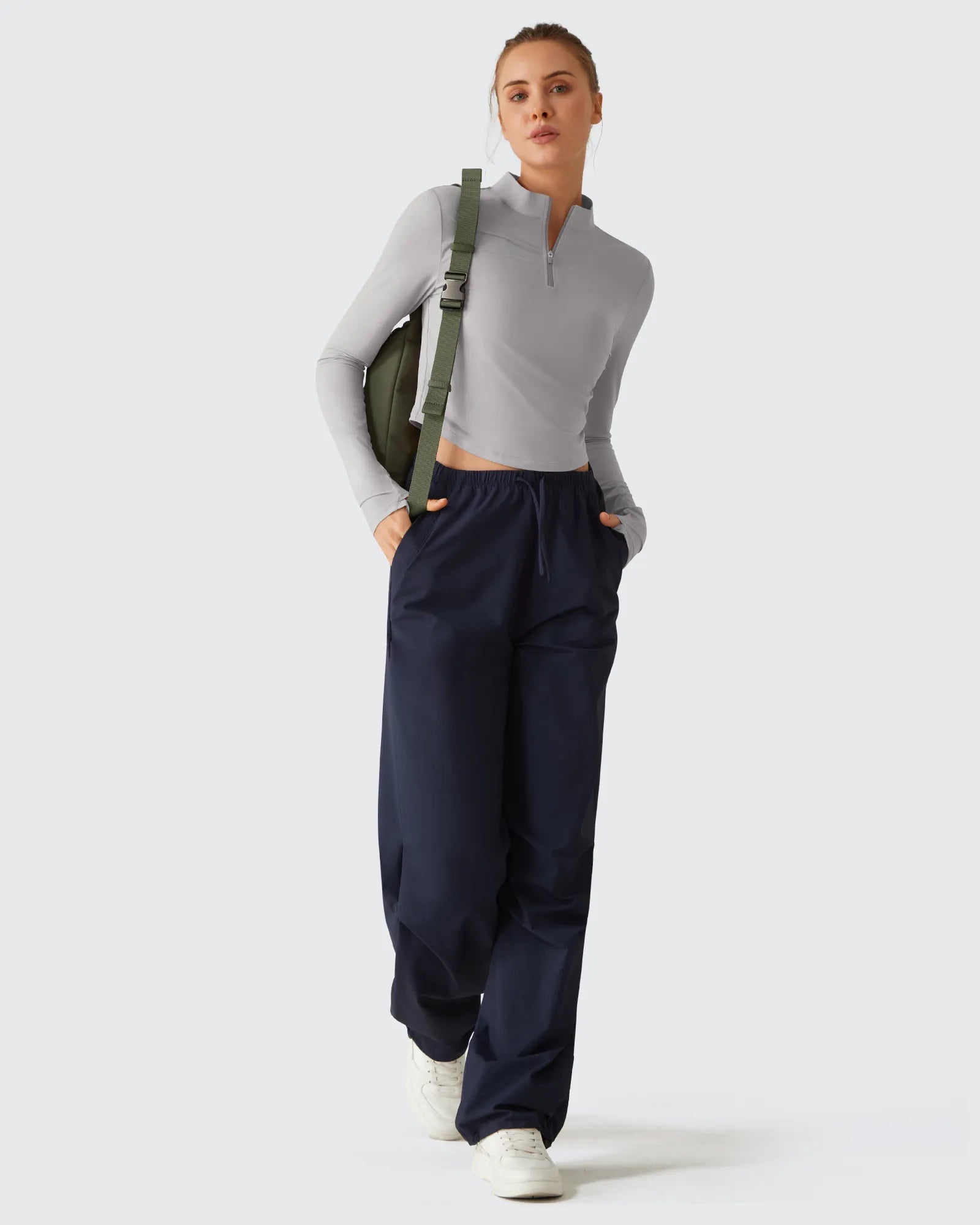 Lightbreeze UPF 50+ Sun Thumbholes Quater Zip Shirts