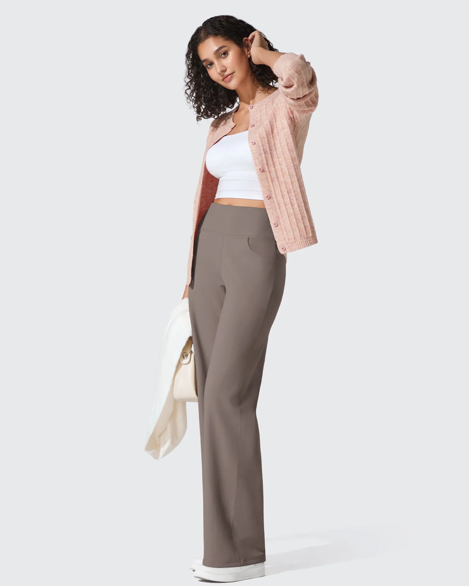 BareFeel Seamless High-Waist Dressy Pants Tall - G4Free
