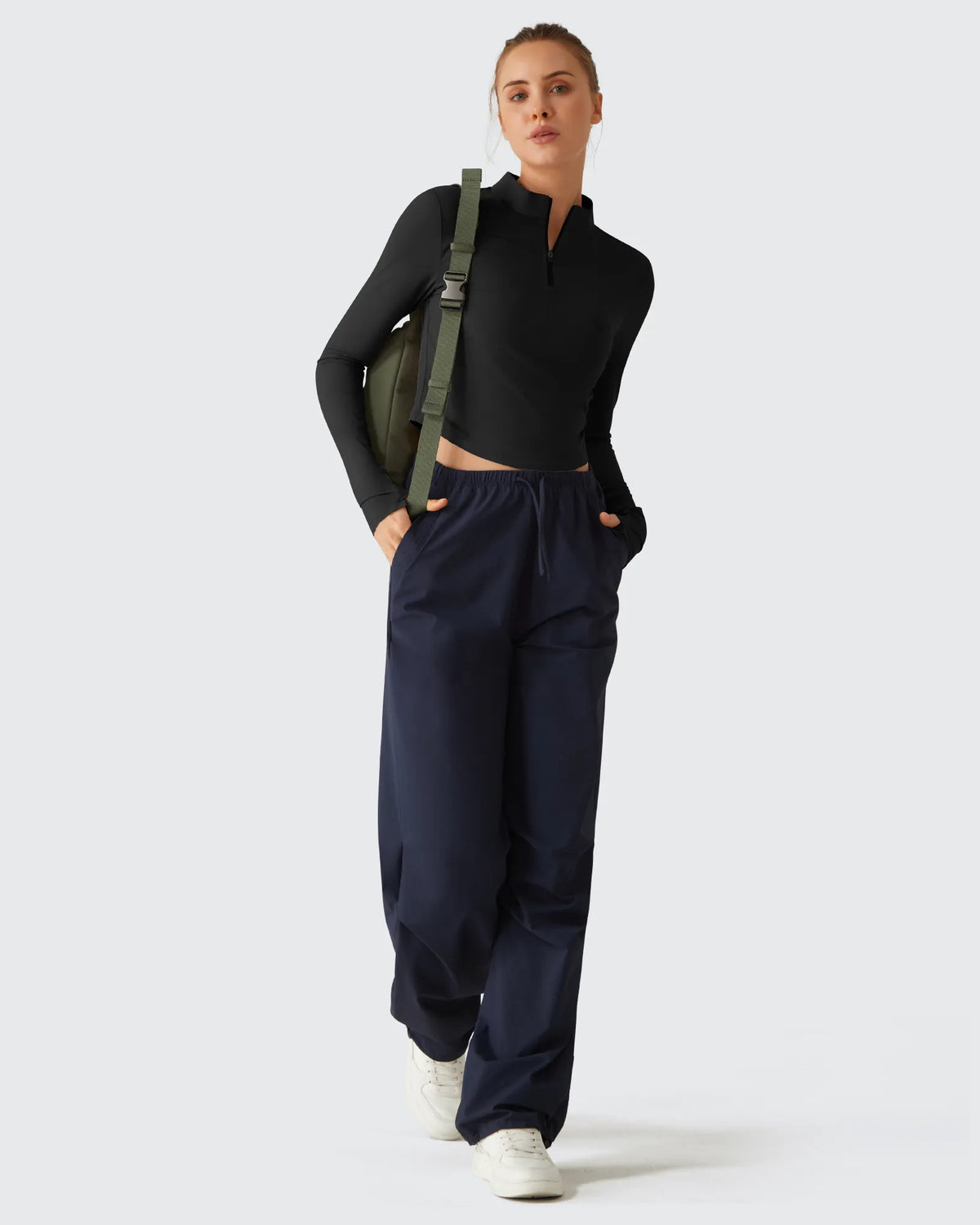 Lightbreeze UPF 50+ Sun Thumbholes Quater Zip Shirts