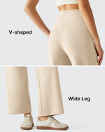 BareFeel High Stretch Ankle Wide Leg Yoga Pants