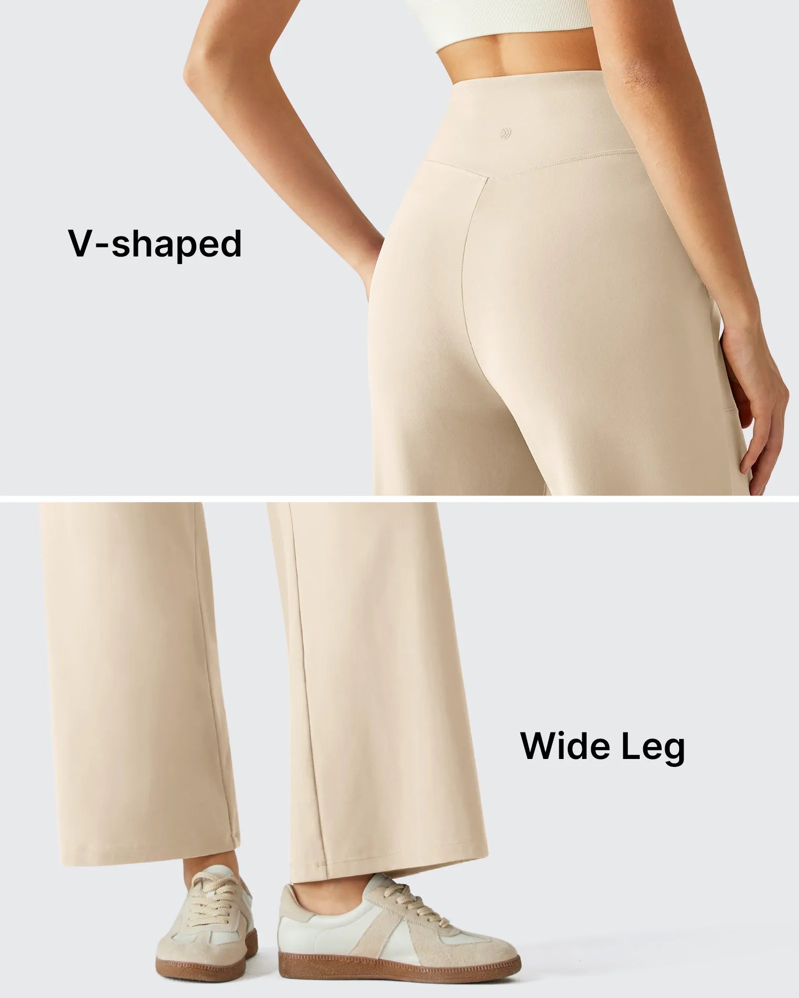 BareFeel High Stretch Ankle Wide Leg Yoga Pants