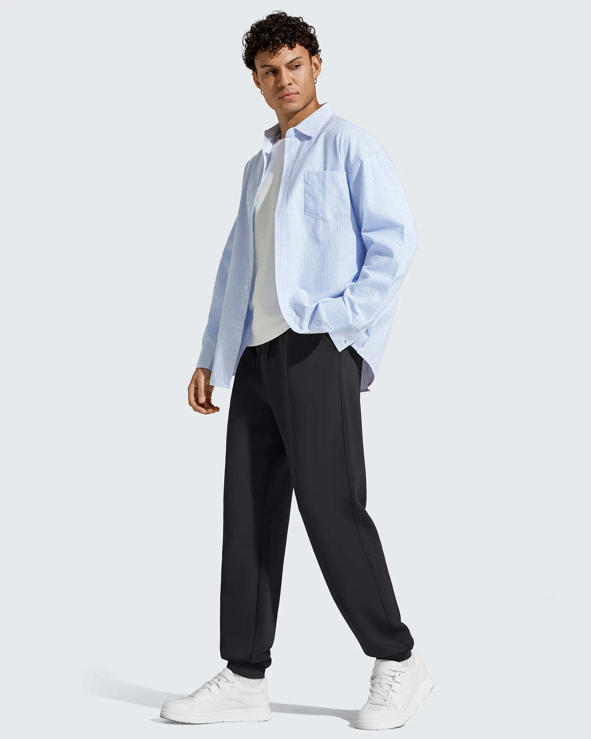 Smoofit Men's Fleece Lined Drawstring Thermal Joggers