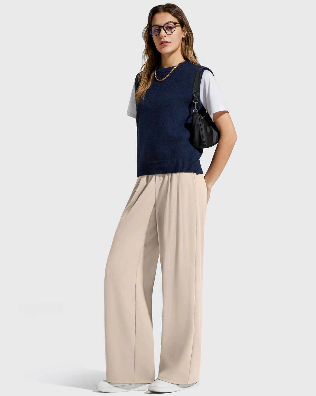 ShiftReady High Waisted Dressy Casual Trousers