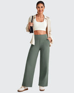 EverGoing High Waist Stretch Dressy Cropped Pants Regular - G4Free