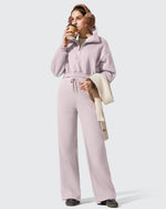 Flurrylux Fleece Lined Drawstring Cotton Thermal Pants