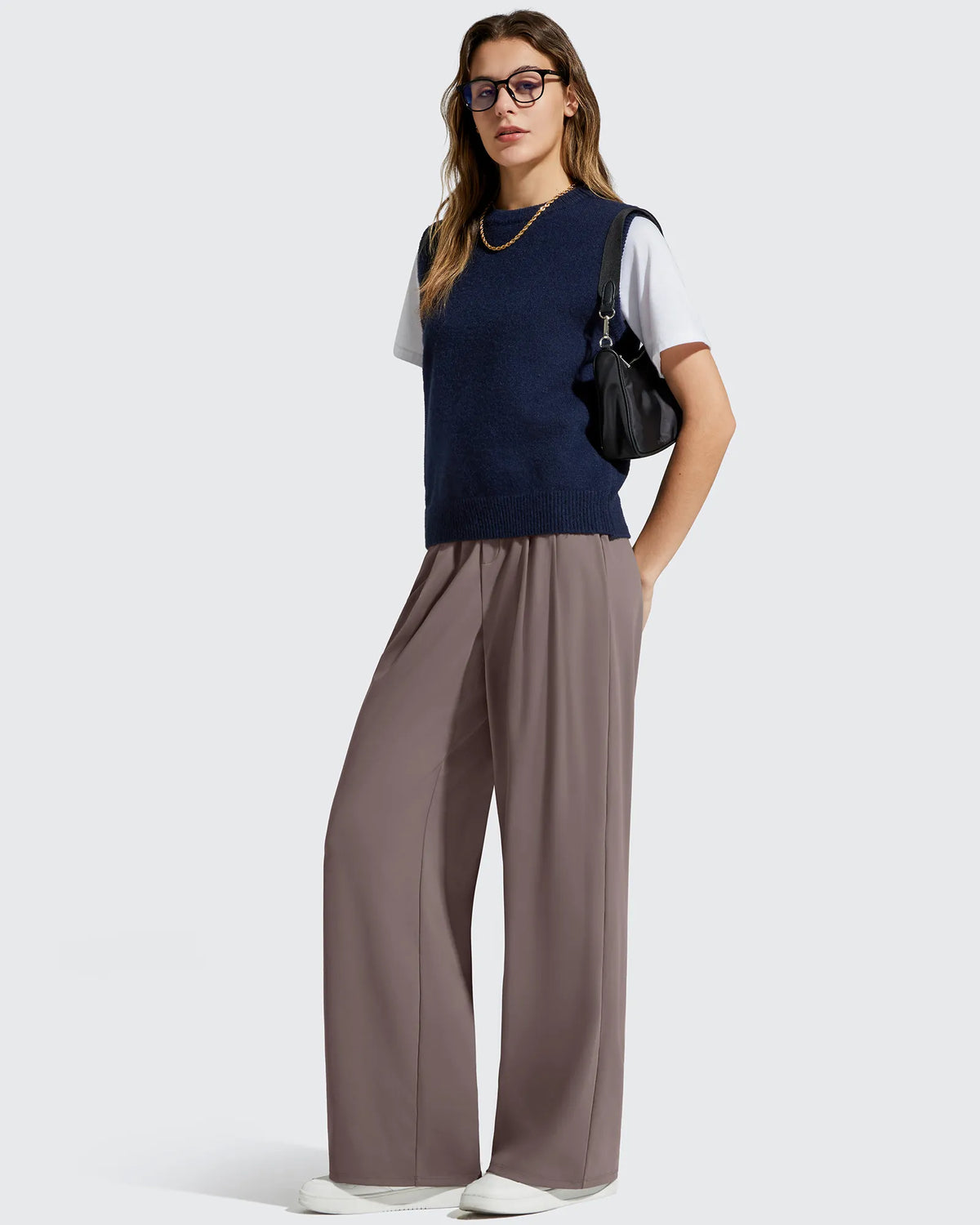 ShiftReady High Waisted Dressy Casual Trousers