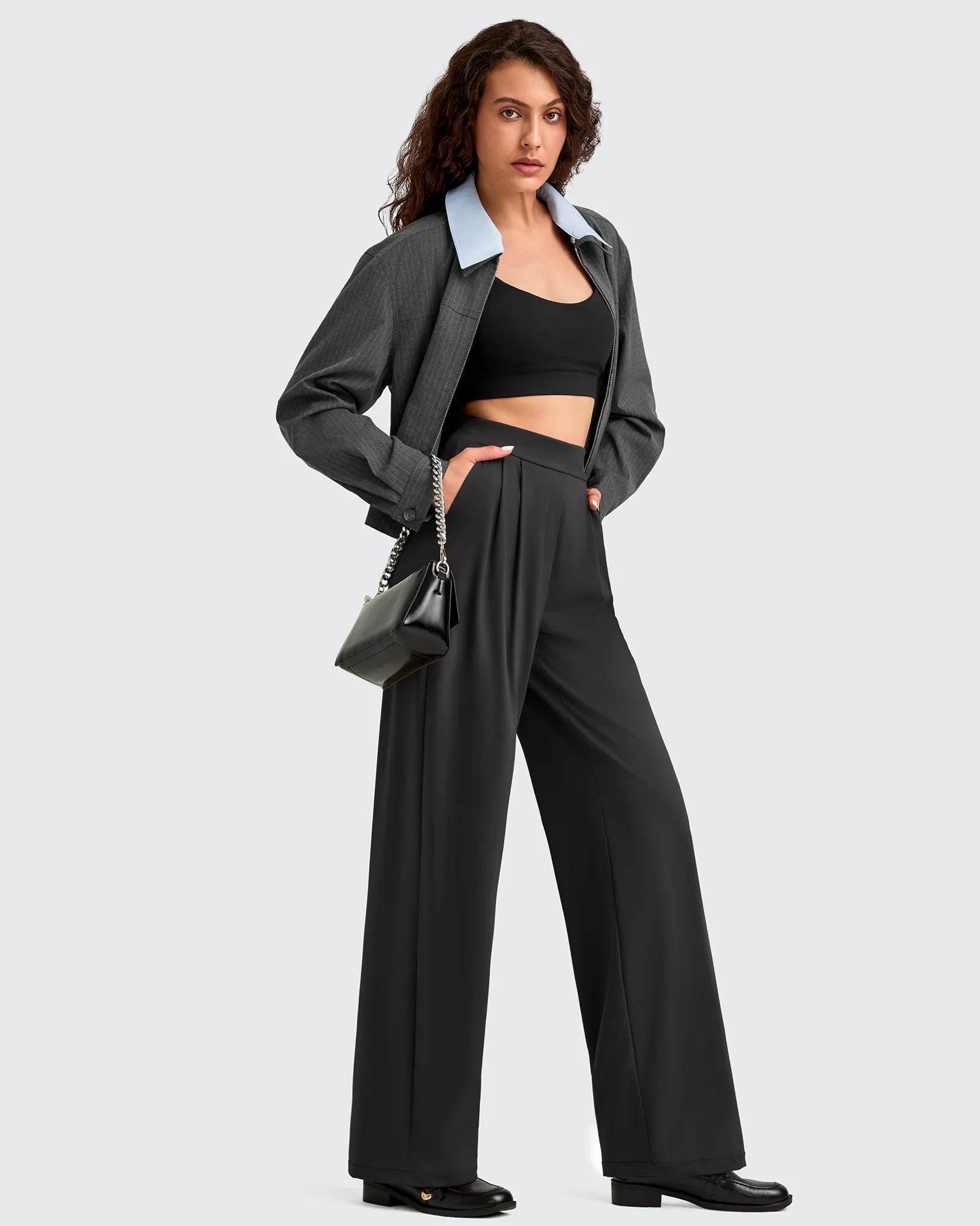 ShiftReady High Waisted Dressy Casual Trousers