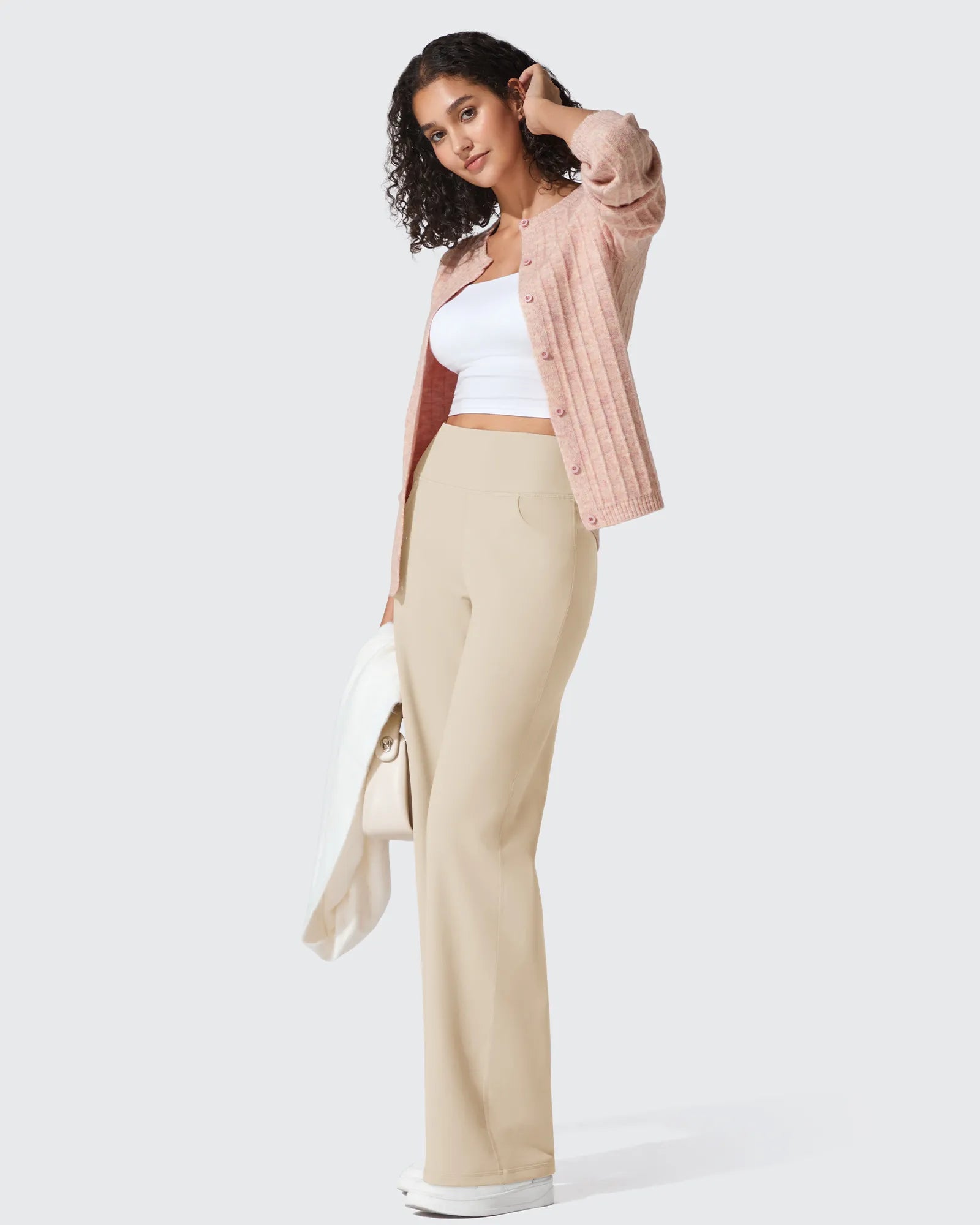 BareFeel Seamless High-Waist Dressy Pants Tall - G4Free