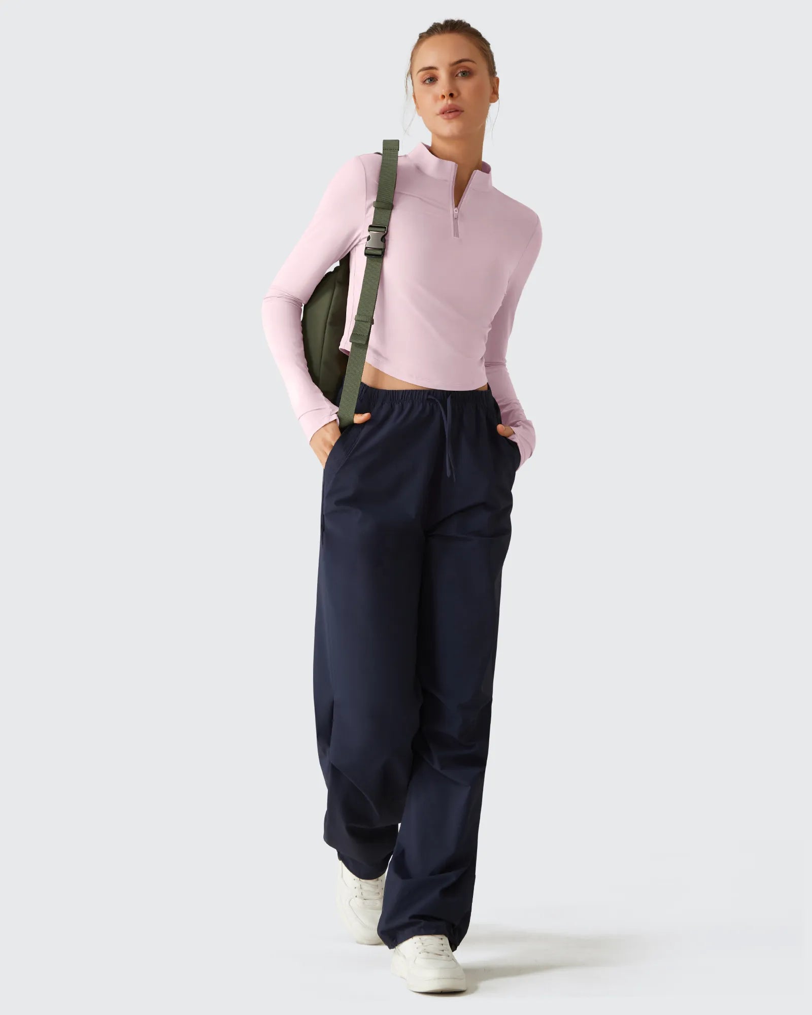 Lightbreeze UPF 50+ Sun Thumbholes Quater Zip Shirts