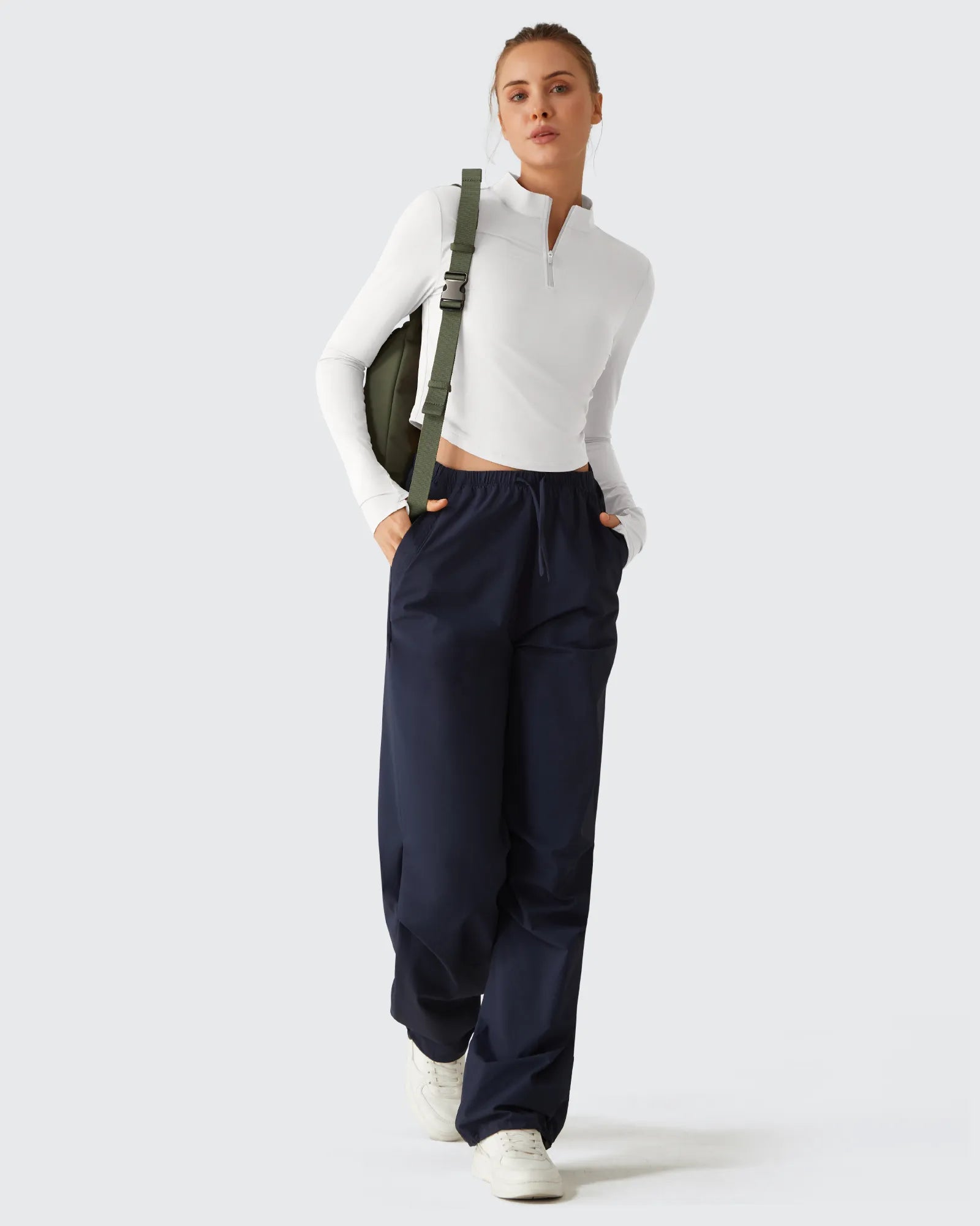 Lightbreeze UPF 50+ Sun Thumbholes Quater Zip Shirts