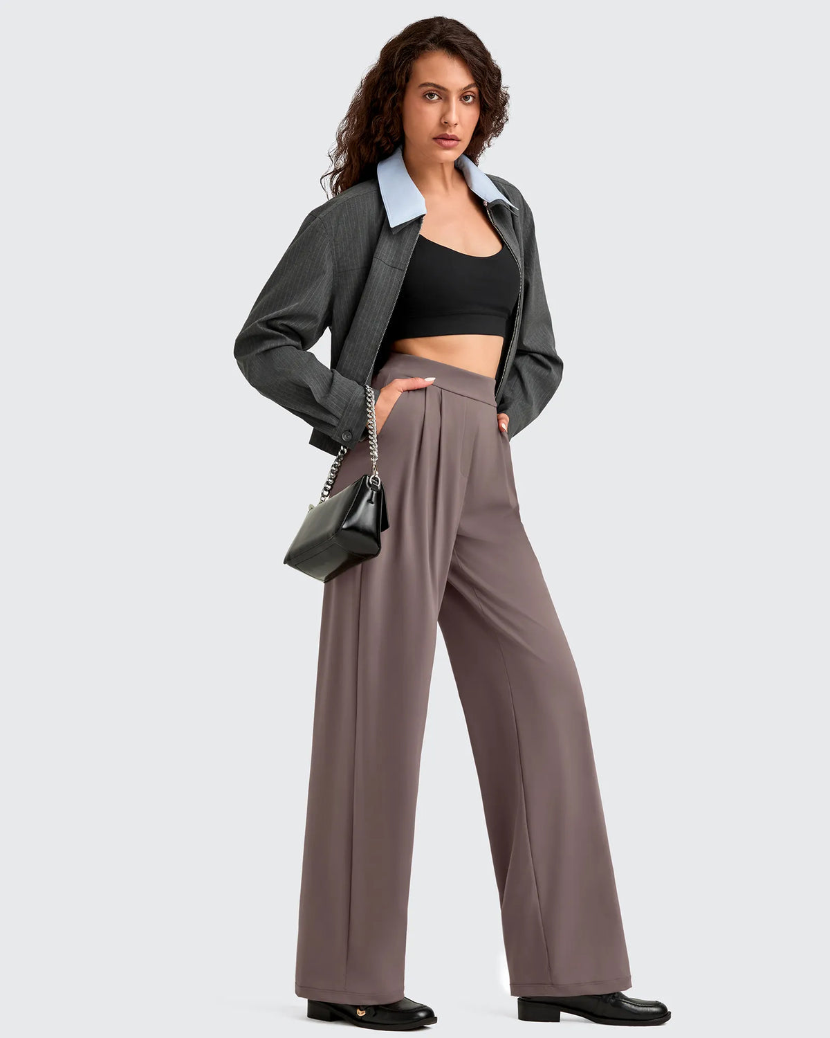 ShiftReady High Waisted Dressy Casual Trousers