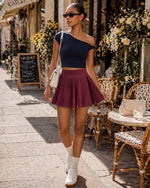 G4Free Chillwhisp 14" Pleated Tennis Skirt with Inner Shorts Pocket