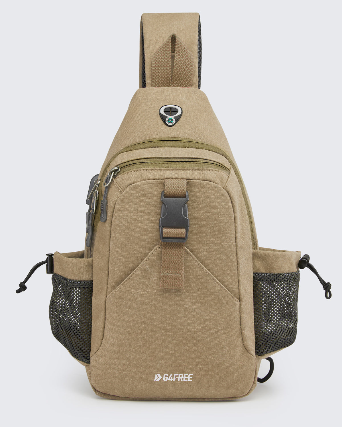 G4Free Bolso bandolera de lona antirrobo con puerto USB