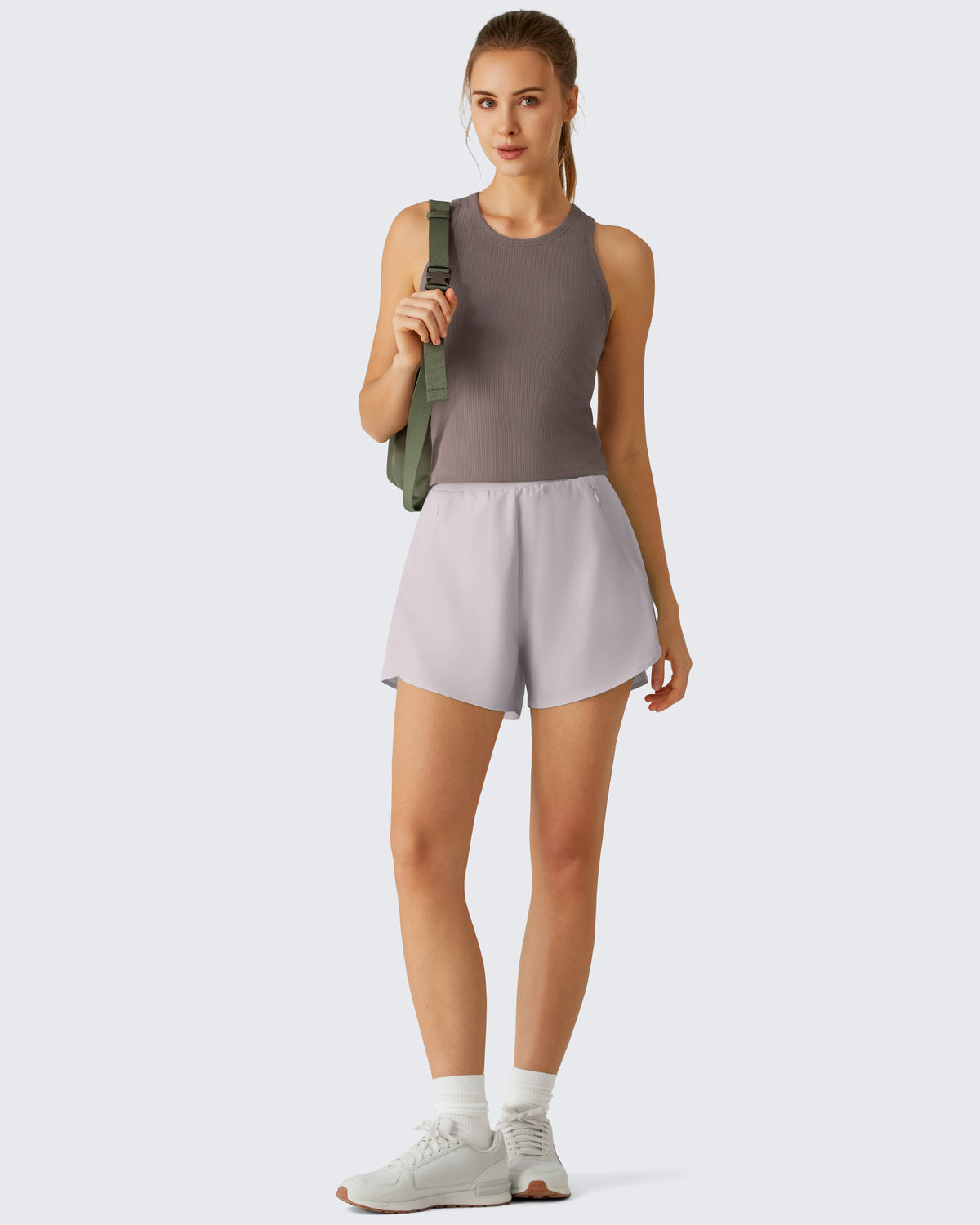 G4Free Slim Fit Racerback Ribbed Tank