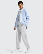 Smoofit Men's Fleece Lined Drawstring Thermal Joggers