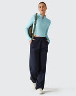 Lightbreeze UPF 50+ Sun Thumbholes Quater Zip Shirts