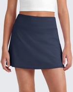 G4Free BareFeel High Waisted Tennis Skirt for Girls with Built-in Shorts & Pockets