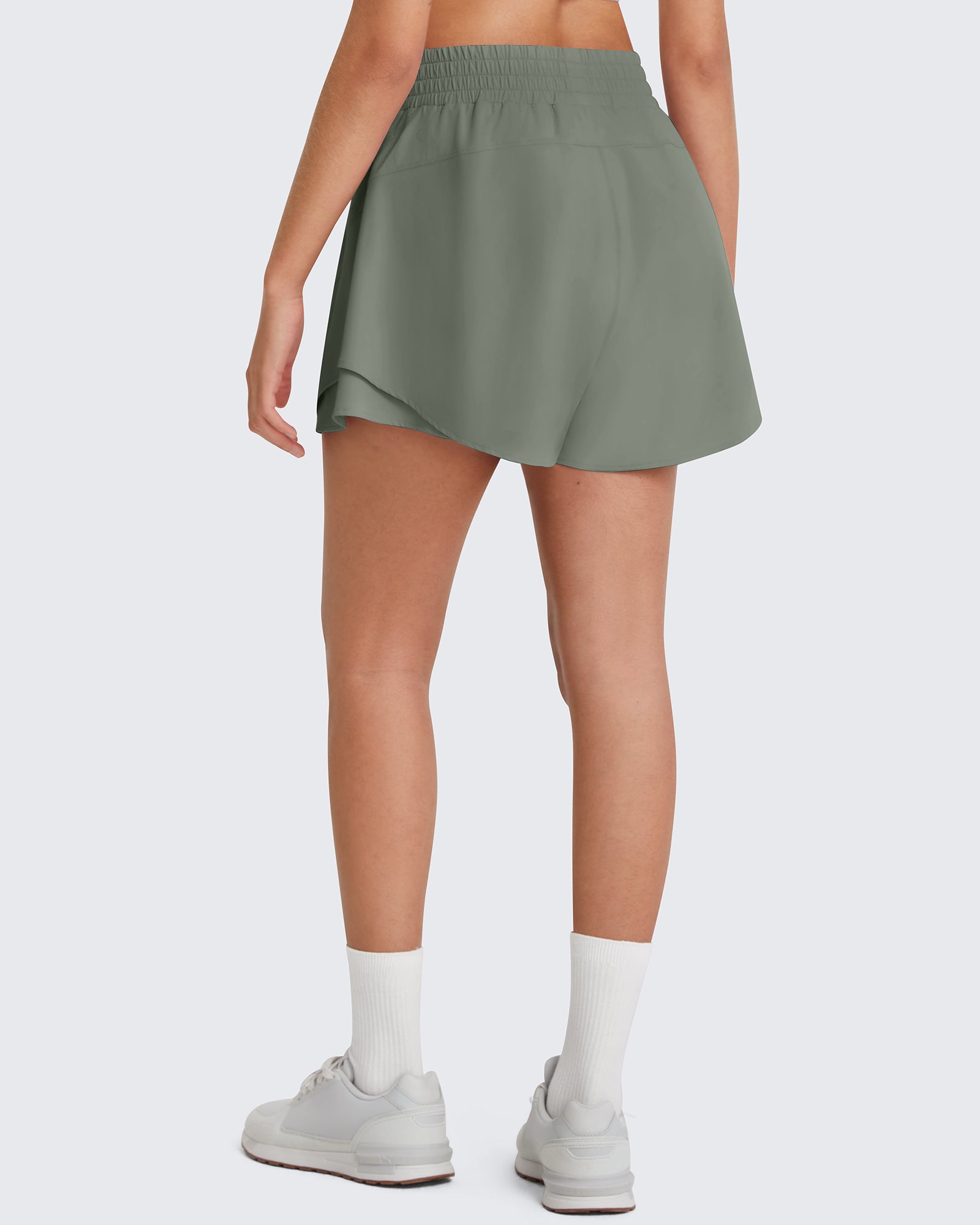 G4Free Chillwhisp 2.5'' High Waist Running Shorts with Liner Pocket