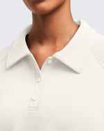 Smoofit Polo Pullover Button Up Sweatshirts