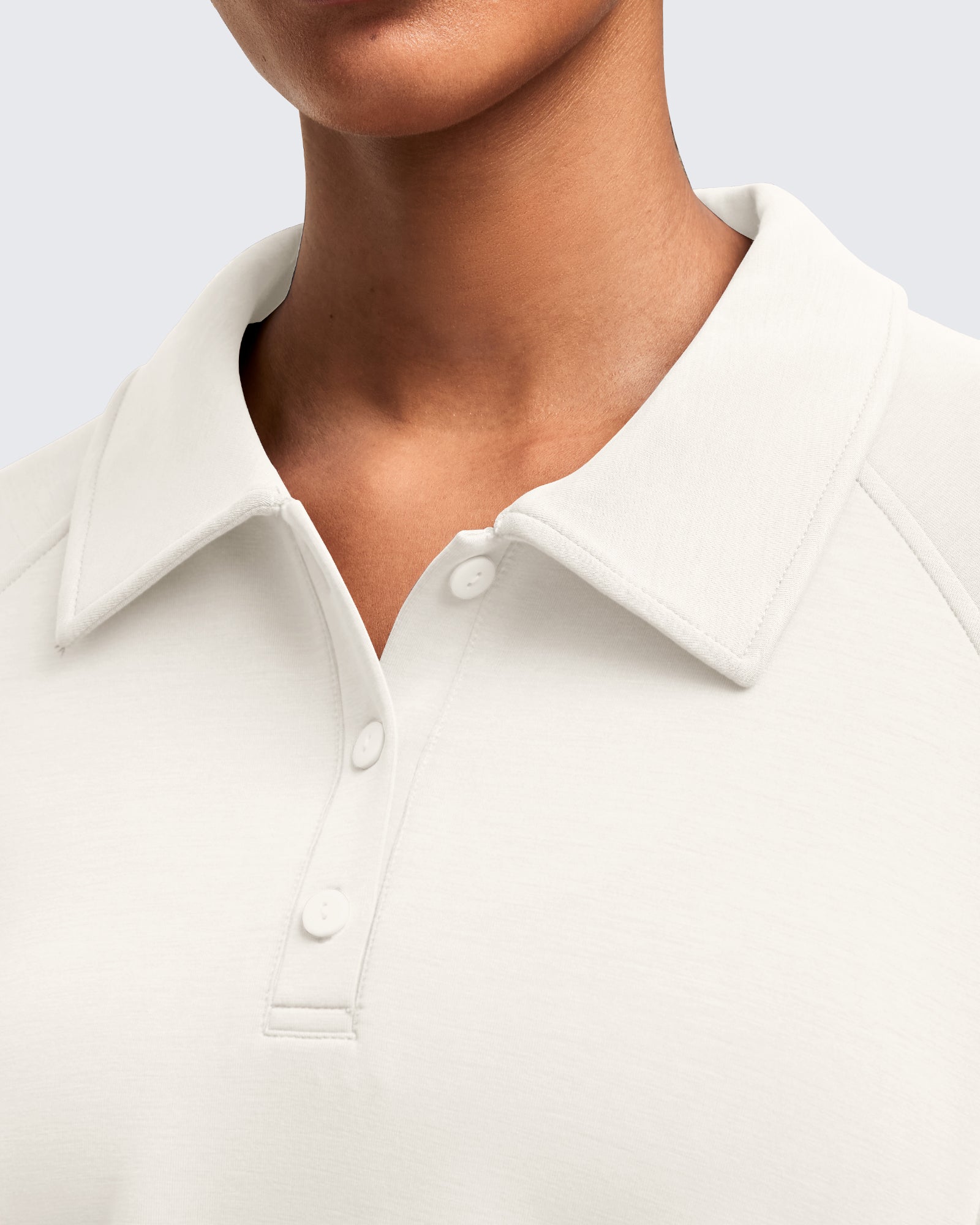 Smoofit Polo Pullover Button Up Sweatshirts