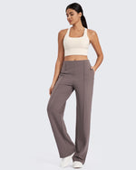 EverGoing Business Front Pleats Wide Leg Pants - G4Free