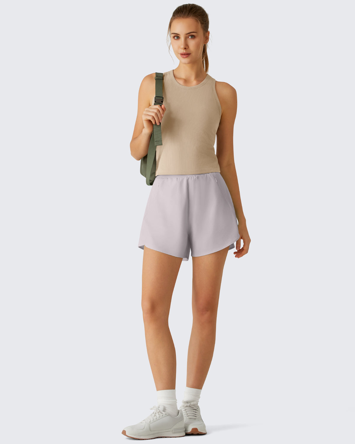 G4Free Slim Fit Racerback Ribbed Tank