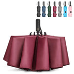 G4Free G4Free 42/46/54/62 Inch 10 Ribs Windproof for Rain Double Canopy Auto Umbrella