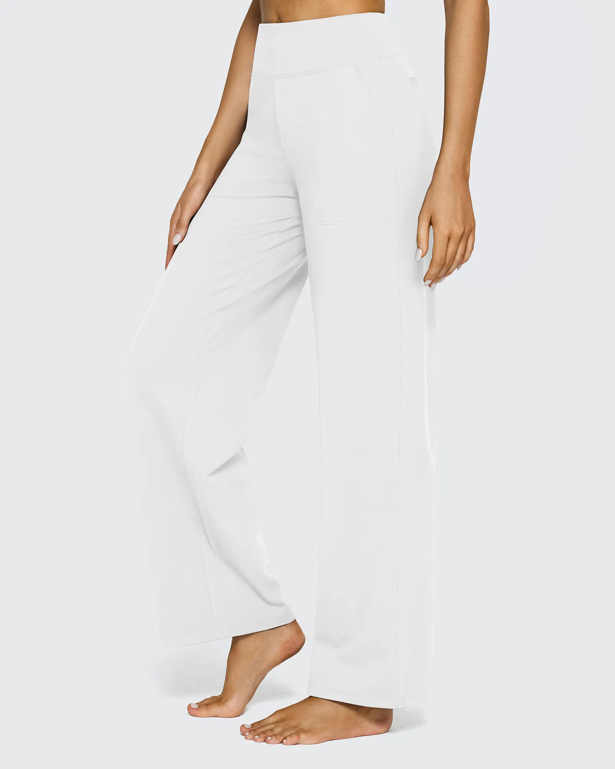 EverGoing Loose High-Waist Business Casual Pants 27'' - G4Free