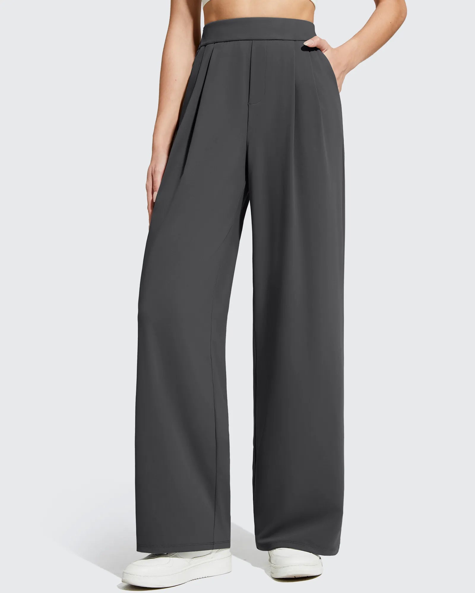 ShiftReady High Waisted Dressy Casual Trousers