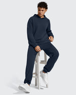 Smoofit Men's Fleece Lined Drawstring Thermal Joggers